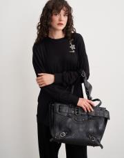 ithal okvana omuz çantası siyah 2