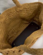 hand mate örme çanta camel 2