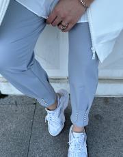 paçası taşlı eşofman altı gri