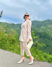 exclusive saten ceket bej 2