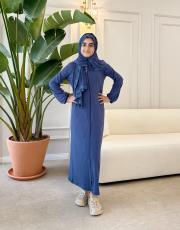 çocuk namaz elbisesi indigo 2