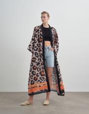 amaris keten kimono turuncu 2