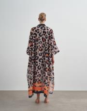 amaris keten kimono turuncu 4