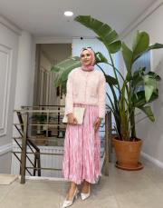 ithal angora hırka pudra 4