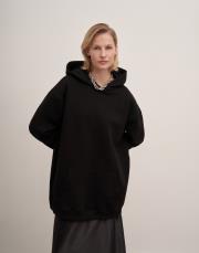 only kanguru cep şardonlu sweat siyah