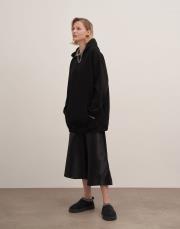 only kanguru cep şardonlu sweat siyah 3