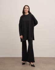 moni ispanyol paça pantolon siyah 4