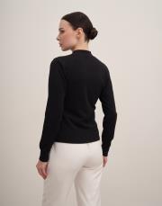 uzun kol triko bluz siyah 3