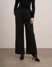 sador lastikli bol paça pantolon siyah 2