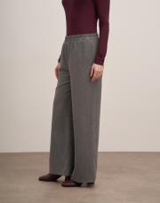 sador lastikli bol paça pantolon gri 2