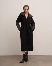 karo kapitone detay şardonlu kap siyah 2