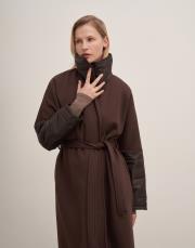 karo kapitone detay şardonlu kap kahve 2