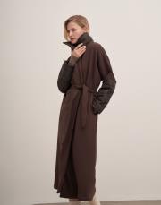 karo kapitone detay şardonlu kap kahve 3