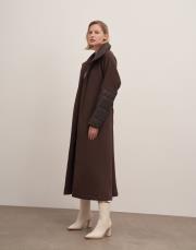 karo kapitone detay şardonlu kap kahve 4