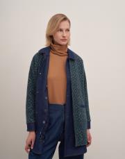 elena kot garnili ceket lacivert 3