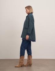 elena kot garnili ceket lacivert 5