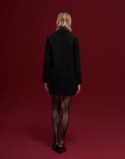 garry chanel astarlı tasarım ceket siyah 5