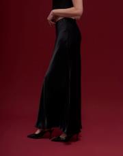 freya tasarım saten etek siyah 3