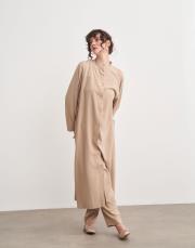 grace gömlek elbise bej