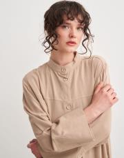 grace gömlek elbise bej 6