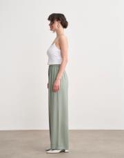 zaina beli lastikli bol paça pantolon mint 3