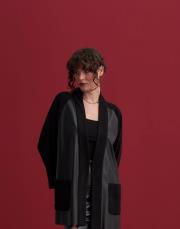 nedora triko detay deri hrıka siyah 2