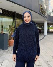 basic simli kazak lacivert