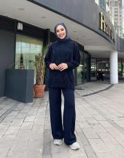 basic simli kazak lacivert 3