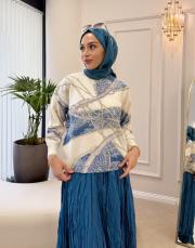 renkli taş işleme triko karışık renk