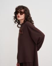 vh ithal leopar çerçeveli güneş gözlüğü kahve 2