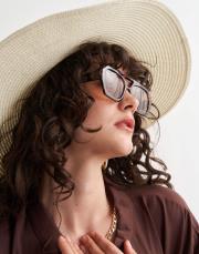 vh ithal leopar çerçeveli güneş gözlüğü kahve 4