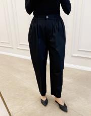 fiona canvas pantolon siyah 2