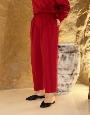 fiona canvas pantolon kırmızı
