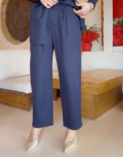 fiona canvas pantolon lacivert 3