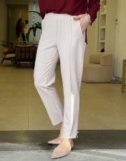 gleen nervürlü havuç kesim pantolon bej 2