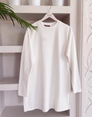 uzun kol basic içlik beyaz 4