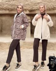 drew pamuk keten çift taraflı bomber ceket bej