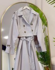 iki parça tasarım trenc bej 3