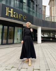 jayla tensel etek siyah 3