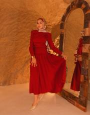 jayla tensel etek bordo