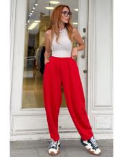 carla üç iplik şalvar pantolon kırmızı 7