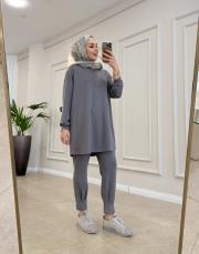 aleda basic sweat gri 2