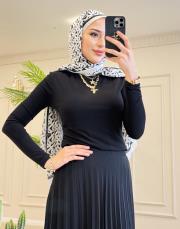 merly uzun kollu içlik body siyah