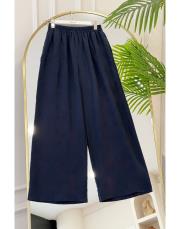 eloise tensel bol paça pantolon lacivert