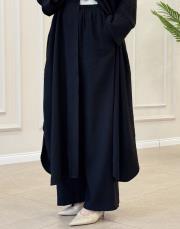 sandra tensel bol paça pantolon siyah 2