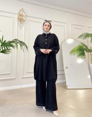 aida krinkıl tunik siyah 2