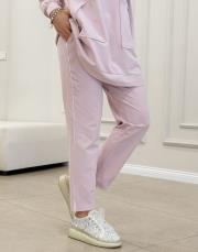 ases biye detay pamuklu eşofman altı pembe