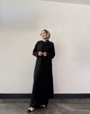 rafella grogren detay uzun tunik siyah 3