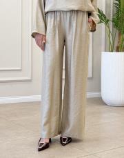 rafella tencel bol paça  pantolon bej