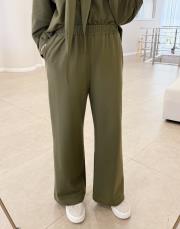 zoe bol paça eşofman altı haki